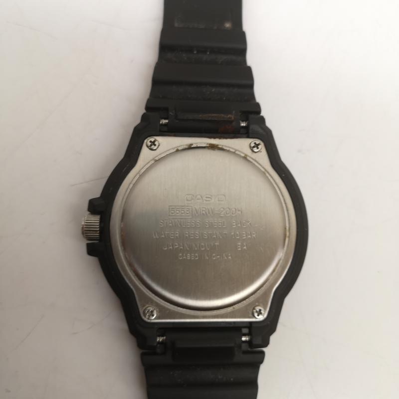 カシオ CASIO 腕時計 アナログ(クォーツ式) STANDARD MENS MRW-200H アナログ 腕時計 - 黒 / ブラック / black メンズ USED 古着 中古 50166590