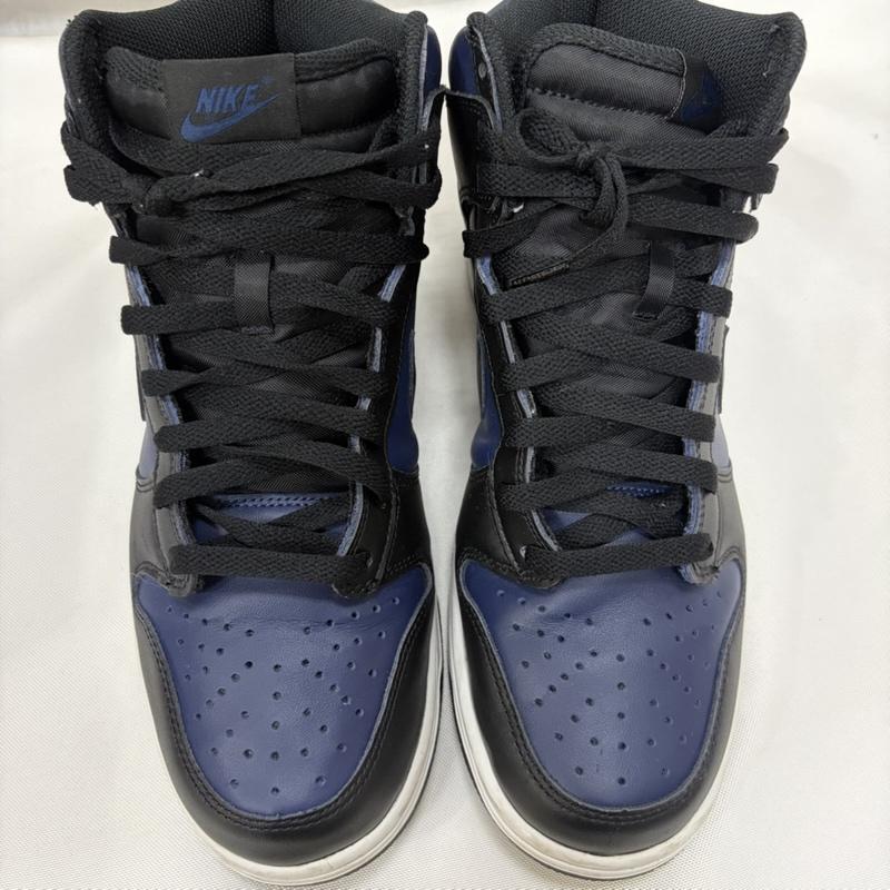 ナイキ NIKE スニーカー スニーカー × fragment design Dunk High Tokyo DJ0383-400 28.0cm 無地 黒 / ブラック / black X 紺 / ネイビー / navy メンズ USED 古着 中古 50166663
