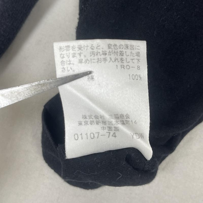 バーバリーブラックレーベル BURBERRY BLACK LABEL Tシャツ 長袖 Equestrian Knight ロゴ プリント Tシャツ ロンT bmv25-513-09 3 黒 / ブラック / black メンズ USED 古着 中古 50166678