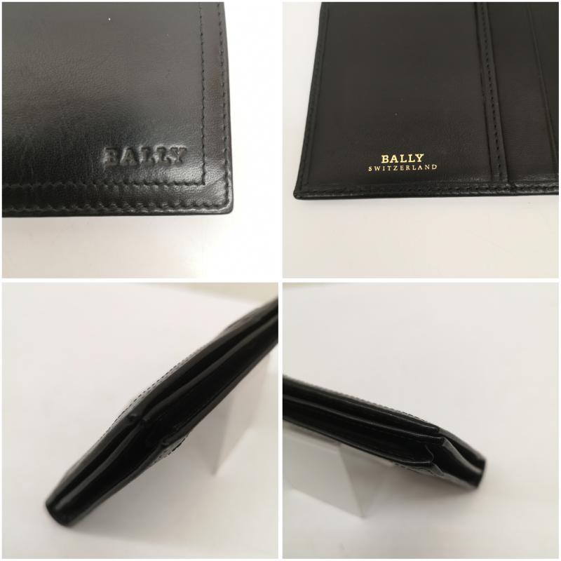 バリー BALLY 財布 長財布 レザー ロングウォレット 長財布 - 黒 / ブラック / black メンズ USED 古着 中古 50166684