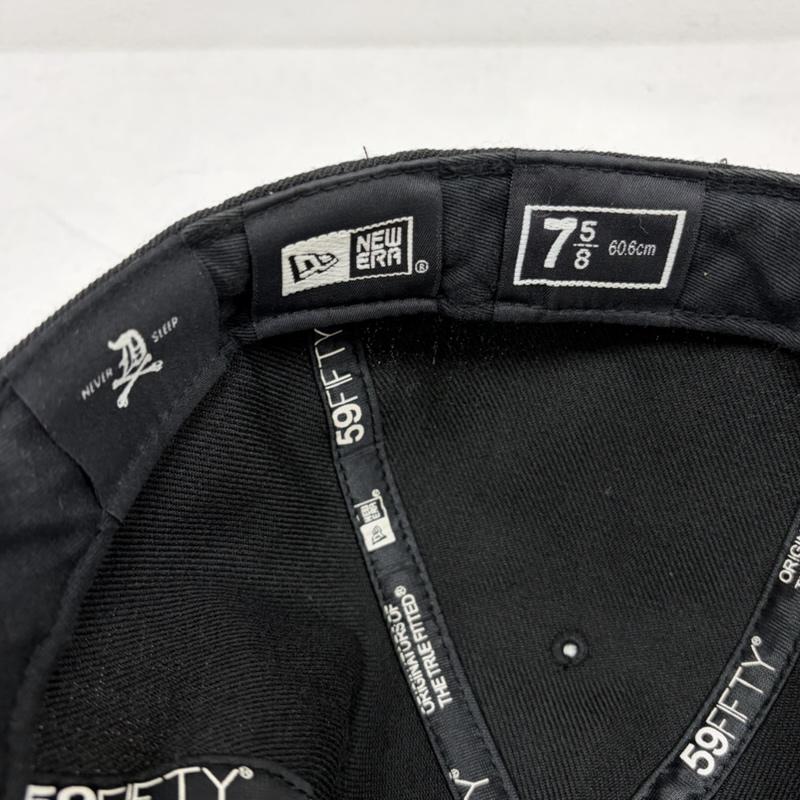 ディスイズイット! DISSIZIT! 帽子 キャップ NEW ERA ニューエラ コラボ 刺繍 ロゴ ベースボールキャップ - ロゴ、文字 X 刺繍 黒 / ブラック / black X 白 / ホワイト / white メンズ USED 古着 中古 50166717