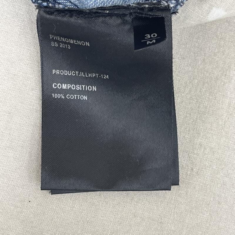 フェノメノン PHENOMENON パンツ ショートパンツ 日本製 ツータック デニム ショート パンツ ショーツ M インディゴ / インディゴ / Indigo レディース USED 古着 中古 50166797