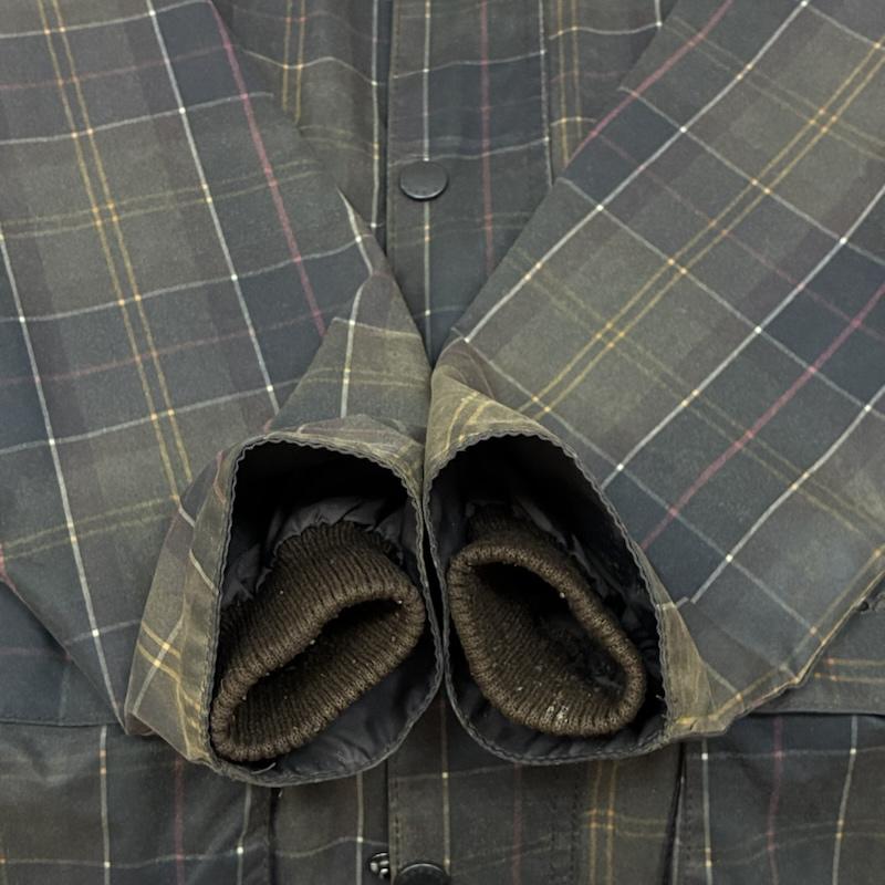 バーブァー Barbour ジャケット、上着 ジャンパー、ブルゾン 90s 00s A113 Tartan Bedale タータン チェック ビデイル ワックスドコットン オイルド ジャケット 38 メンズ USED 古着 中古 50166837