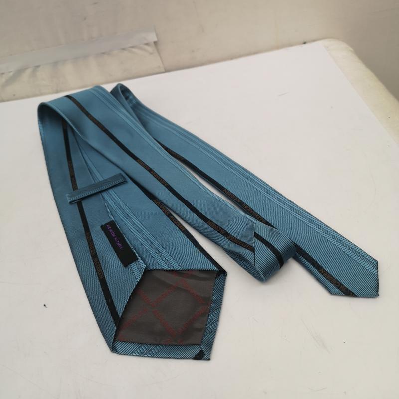 アレキサンダーマックイーン ALEXANDERMCQUEEN ネクタイ ネクタイ ストライプ シルク ネクタイ - 水色 / ライトブルー / メンズ USED 古着 中古 50166874