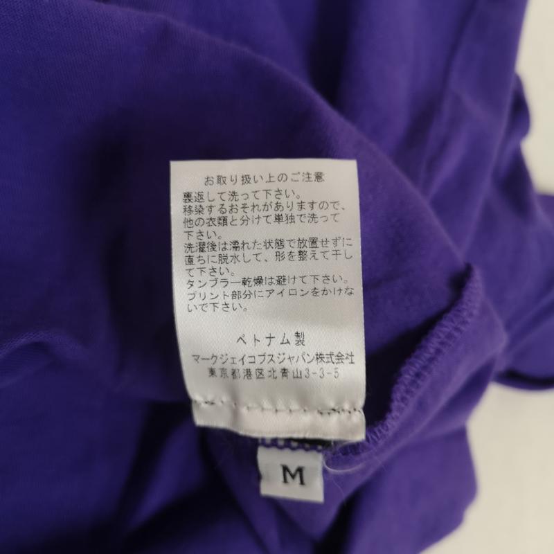 マークジェイコブス MARCJACOBS Tシャツ 半袖 梨花 Rinka モデル チャリティー フォト 半袖 Tシャツ S/S TEE M 紫 / パープル / purple メンズ USED 古着 中古 50166881