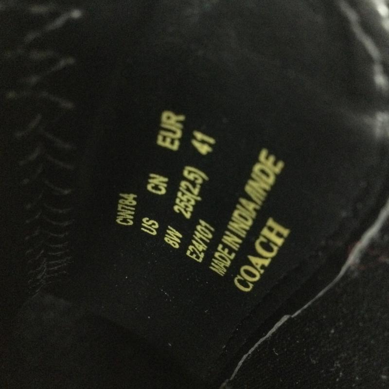 コーチ COACH ブーツ ショートブーツ コーチ コリン ブーツ メンズ サイズ ブラック CW784 サイドゴア 25.5cm 黒 / ブラック / black メンズ USED 古着 中古 50166892