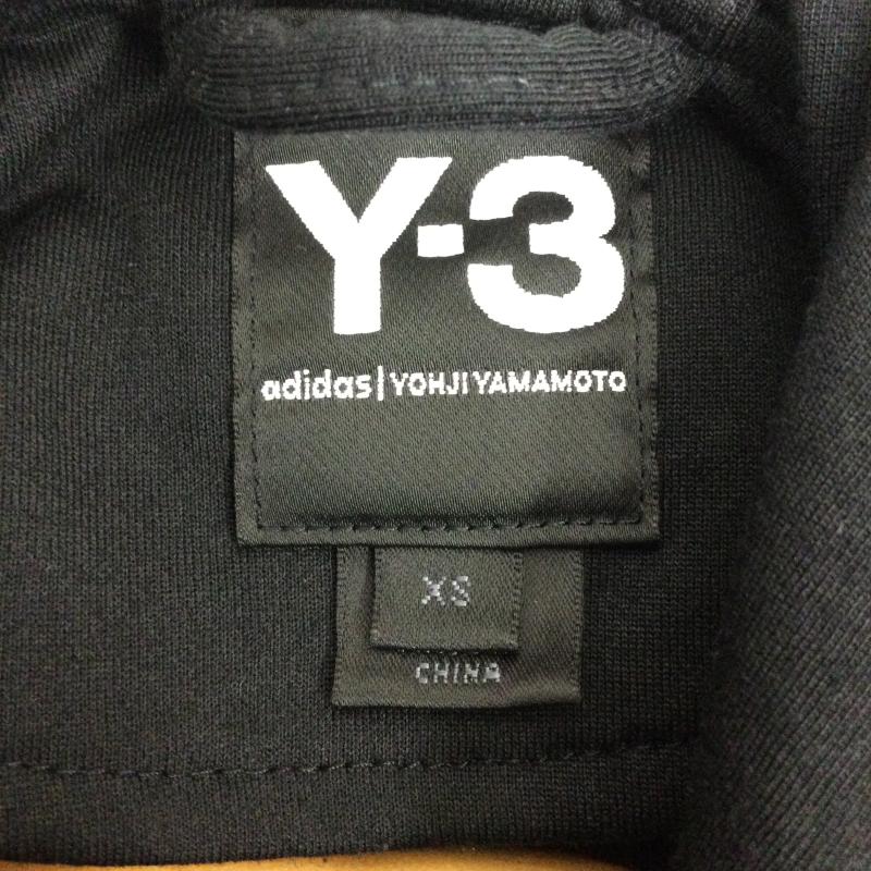 アディダス adidas パーカー 半袖 Y-3 adidas YOHJI YAMAMOTO ジップアップパーカー CY8437 XS ロゴ、文字 黒 / ブラック / black メンズ USED 古着 中古 50166904