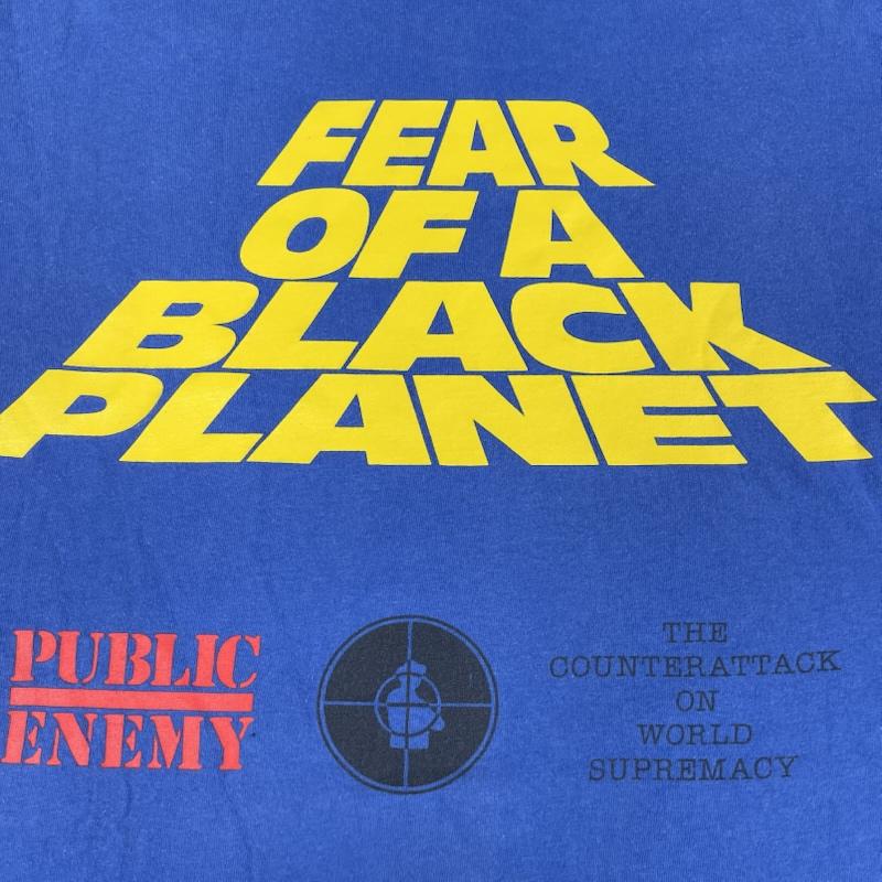 シュプリーム Supreme Tシャツ 半袖 18ss UNDERCOVER × Public Enemy コラボ White House Tee プリント Tシャツ L 青 / ブルー / blue メンズ USED 古着 中古 50166939