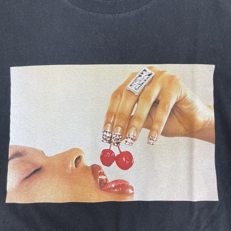 シュプリーム Supreme Tシャツ 半袖 USA製 20ss Cherries Tee チェリー フォト プリント Tシャツ カットソー M 黒 / ブラック / black メンズ USED 古着 中古 50166946