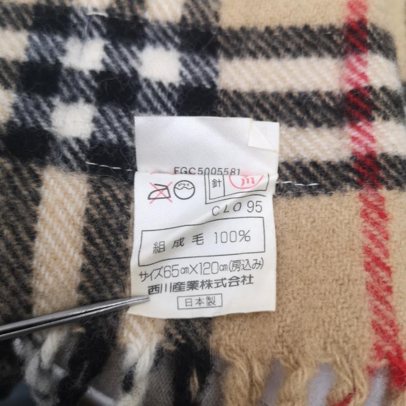 バーバリー BURBERRY マフラー マフラー ノバチェック 大判 マフラー ストール - ベージュ / ベージュ / beige レディース USED 古着 中古 50166974
