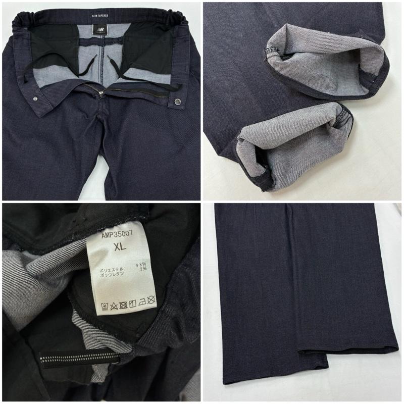 ニューバランス New Balance スーツ スーツ MET24 Denim デニム 2B シングル テーラード ジャケット スリム テーパード パンツ セットアップ XL メンズ USED 古着 中古 50167002