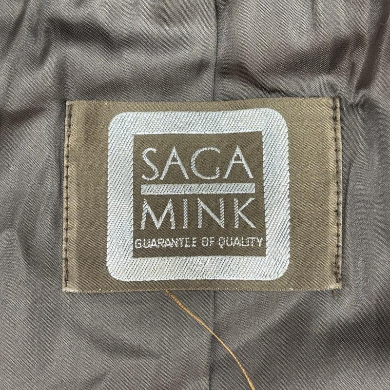 サガミンク SAGA MINK ジャケット、上着 ジャンパー、ブルゾン SAGA MINK ショールカラー ファー ジャケット フロントホック - レディース USED 古着 中古 50167021