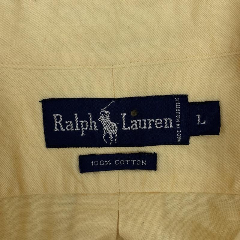 ラルフローレン RALPHLAUREN シャツ、ブラウス 長袖 90年代 ビンテージ モーリシャス製 ボタンダウン 長袖 シャツ 90s VINTAGE L 黄 / イエロー / yellow メンズ USED 古着 中古 50167027