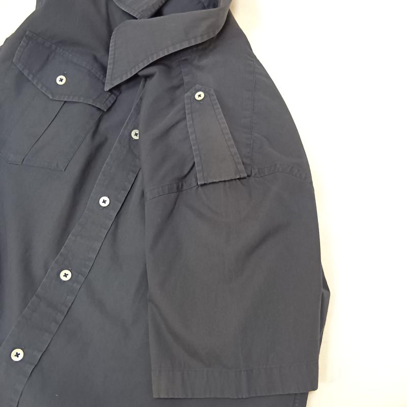 ジュンヤワタナベコムデギャルソン JUNYA WATANABE COMME des GARCONS シャツ、ブラウス 半袖 ミリタリー半袖シャツ エポレット M 無地 紺 / ネイビー / navy メンズ USED 古着 中古 50167069