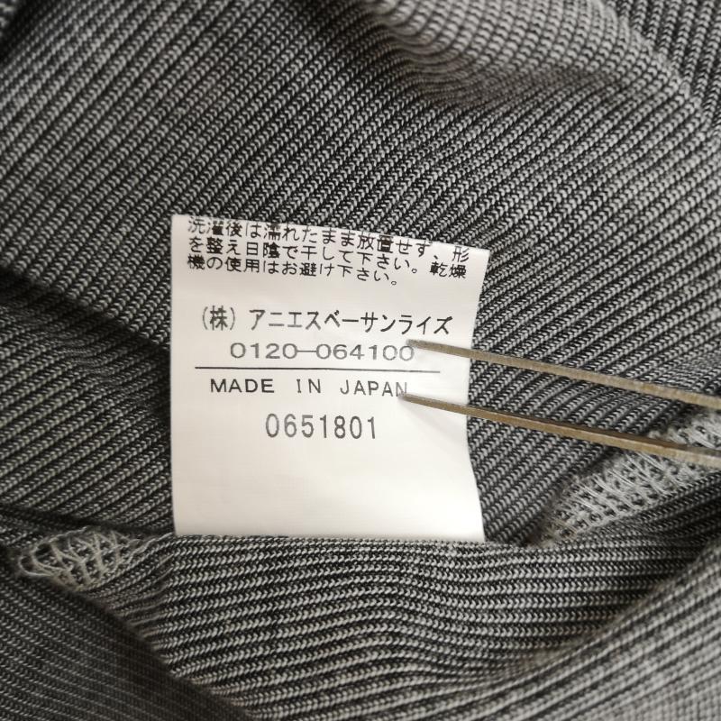 アニエスベーオム AGNESB.HOMME シャツ、ブラウス 長袖 日本製 ストライプ トカゲ レザール ジップアップ 長袖 シャツ 0651801 M 灰 / グレー / gray メンズ USED 古着 中古 50167082