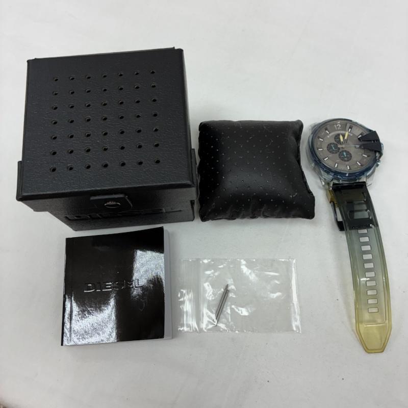 ディーゼル DIESEL 腕時計 アナログ(クォーツ式) MEGA CHIEF メガチーフ クロノグラフ アナログ クォーツ 腕時計 DZ-4487 - メンズ USED 古着 中古 50167146