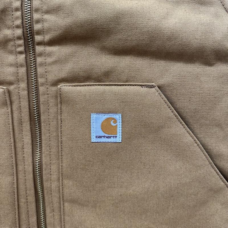 カーハート Carhartt ベスト ベスト DUCK VEST ARCTIC QUILT LINED コットン ダック ベスト V01-BRN M 茶 / ブラウン / brown メンズ USED 古着 中古 50167168