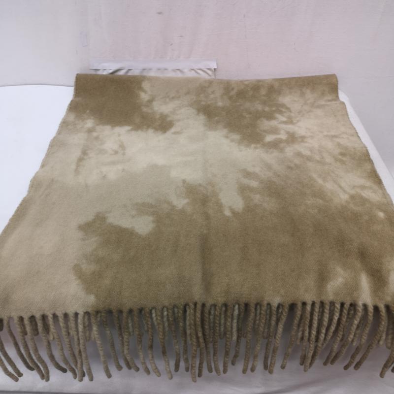 アクネストゥディオズ Acne Studios マフラー マフラー フリンジ タイダイ マフラー - カーキ / カーキ / khaki レディース USED 古着 中古 50167210
