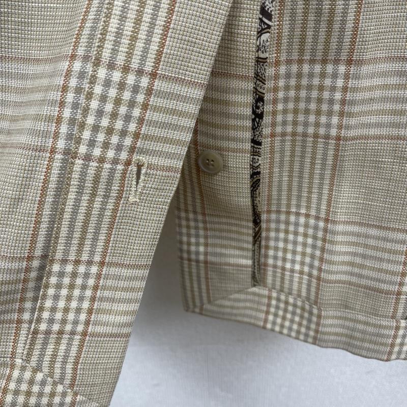 エトロ ETRO ジャケット、上着 ジャケット、ブレザー ペイズリー柄 カジュアル テーラード ジャケット チェスター コート 42 ベージュ / ベージュ / beige レディース USED 古着 中古 50167268