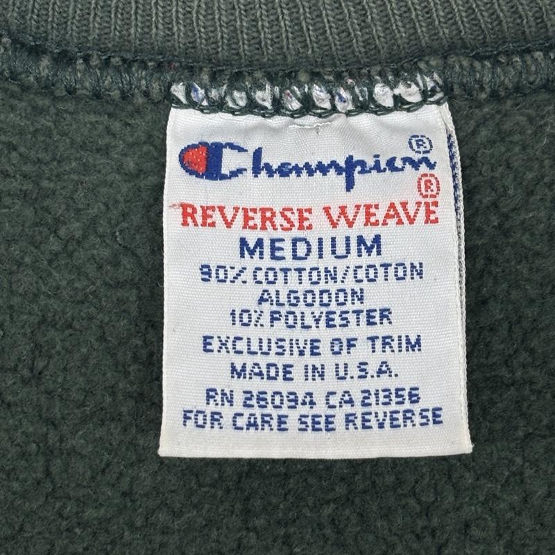 チャンピオン Champion トレーナー 長袖 90年代 ビンテージ USA製 リバースウィーブ スウェット トレーナー 90s VINTAGE M メンズ USED 古着 中古 50167317