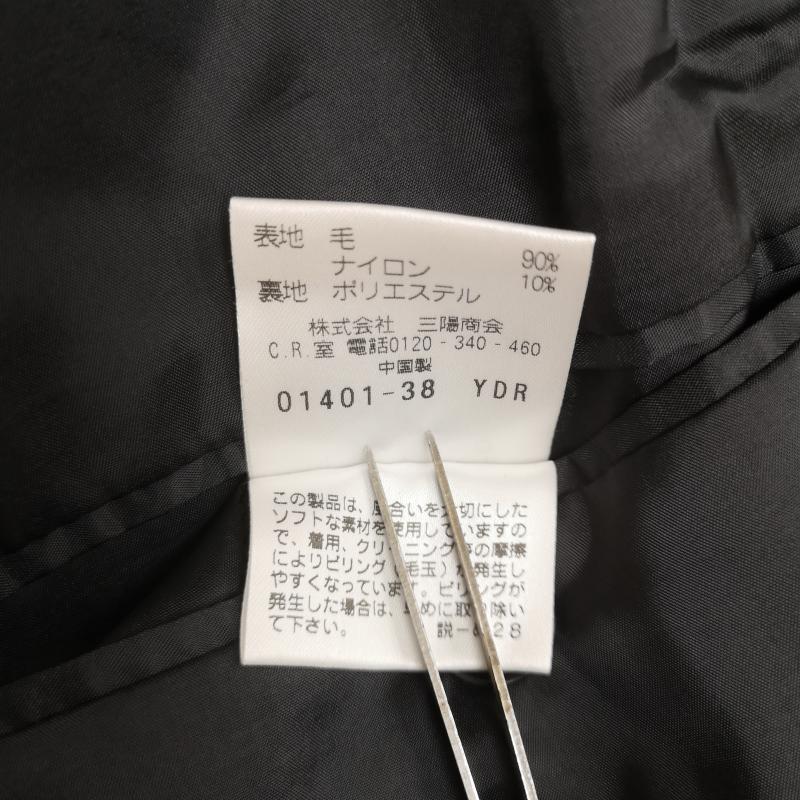 ブラックバレット バイ ニールバレット BLACKBARRETT by NEIL BARRETT ジャケット、上着 ジャケット、ブレザー シングルブレスト ブロックチェック 2つボタン ウール テーラード ジャケット 4MR17-120-18 2 えんじ / ワインレッド / dark red メンズ USED 古着 中古 50167351
