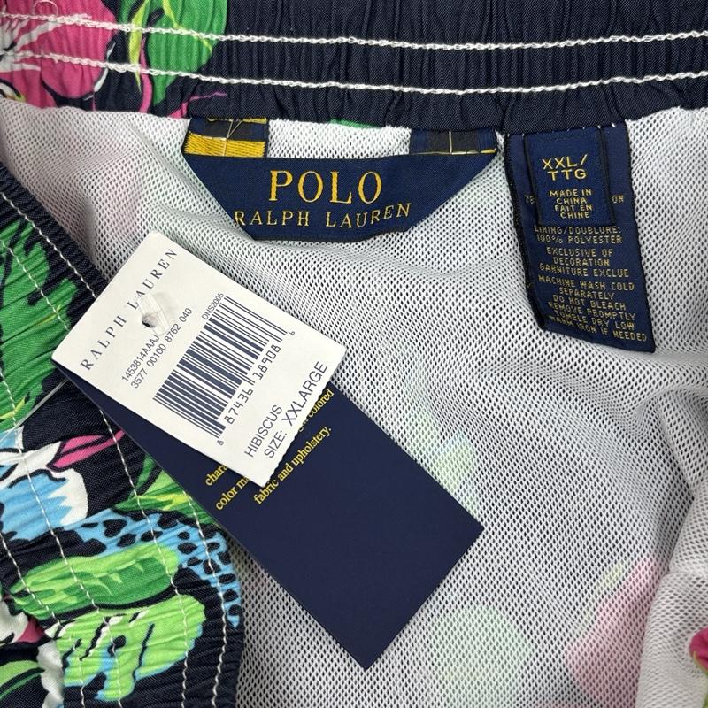 ポロラルフローレン POLO RALPH LAUREN パンツ ショートパンツ ハイビスカス 総柄 ショート ハーフ スウィム パンツ ビッグサイズ XXL 花柄 メンズ USED 古着 中古 50167378