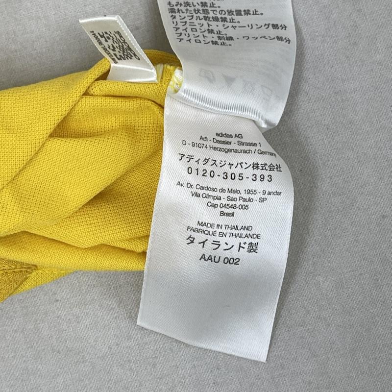 ワイスリー Y-3 ポロシャツ 半袖 adidas コラボ 袖ロゴ カジュアル 半袖 ポロシャツ S 黄 / イエロー / yellow メンズ USED 古着 中古 50167431