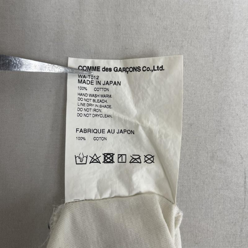 ジュンヤワタナベマン JUNYA WATANABE MAN Tシャツ 半袖 18ss 日本製 Carhartt コラボ W-NAME LOGO PRINT TEE プリント Tシャツ L オフホワイト / オフホワイト / メンズ USED 古着 中古 50167453