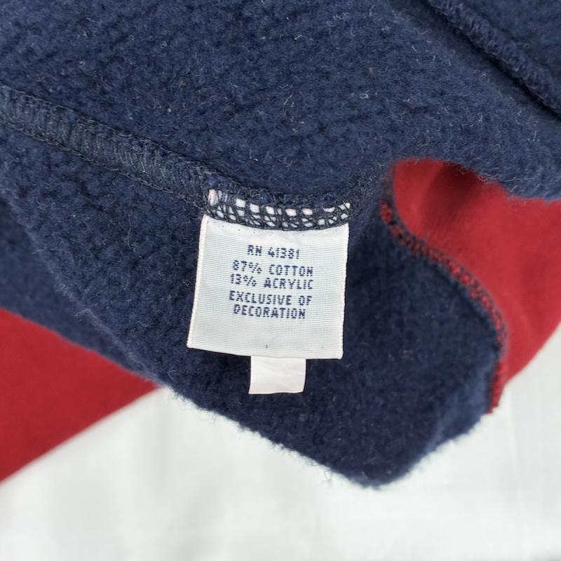 ポロラルフローレン POLO RALPH LAUREN ジャケット、上着 ジャンパー、ブルゾン アーチロゴ ワッペン ナンバリング ジップアップ ブルゾン スウェット生地 トラックジャケット XL メンズ USED 古着 中古 50167481