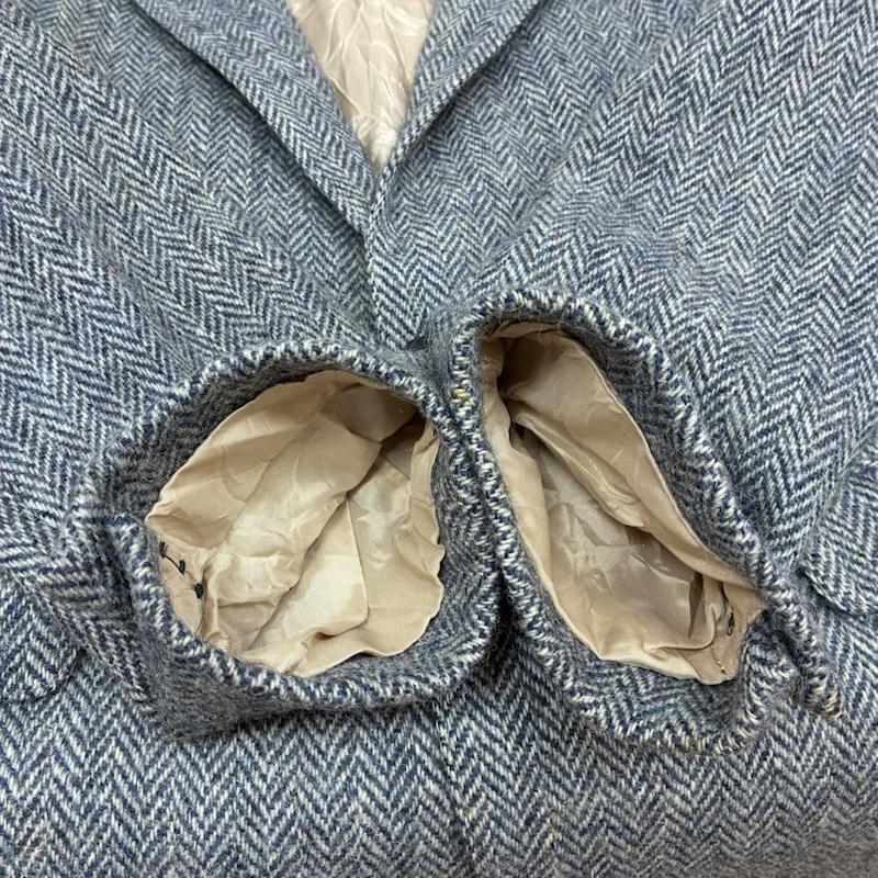 ハリスツイード HARRIS TWEED ジャケット、上着 ジャケット、ブレザー 90s SEARS ACTWU ヘリンボーン ツイード 2B テーラード ジャケット カナダ製 ヴィンテージ 40 メンズ USED 古着 中古 50167527