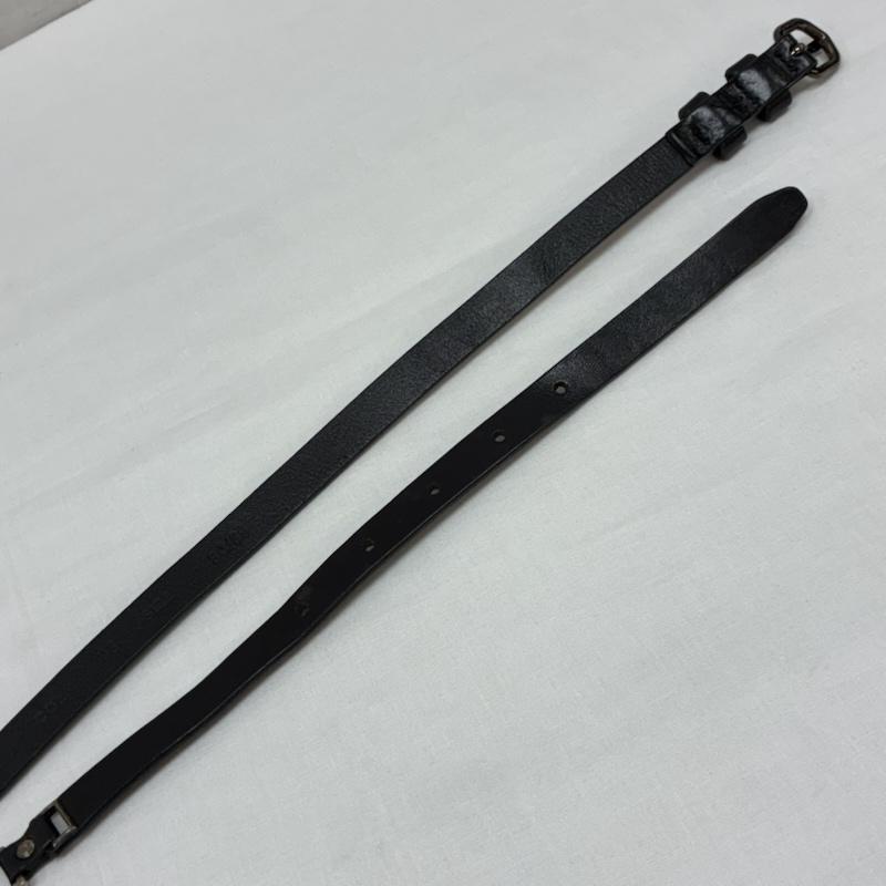 ディーゼル DIESEL ベルト・バックル ベルト ロゴ メタル パーツ レザー ナロー ベルト 90/36 アーカイブ - レディース USED 古着 中古 50167653