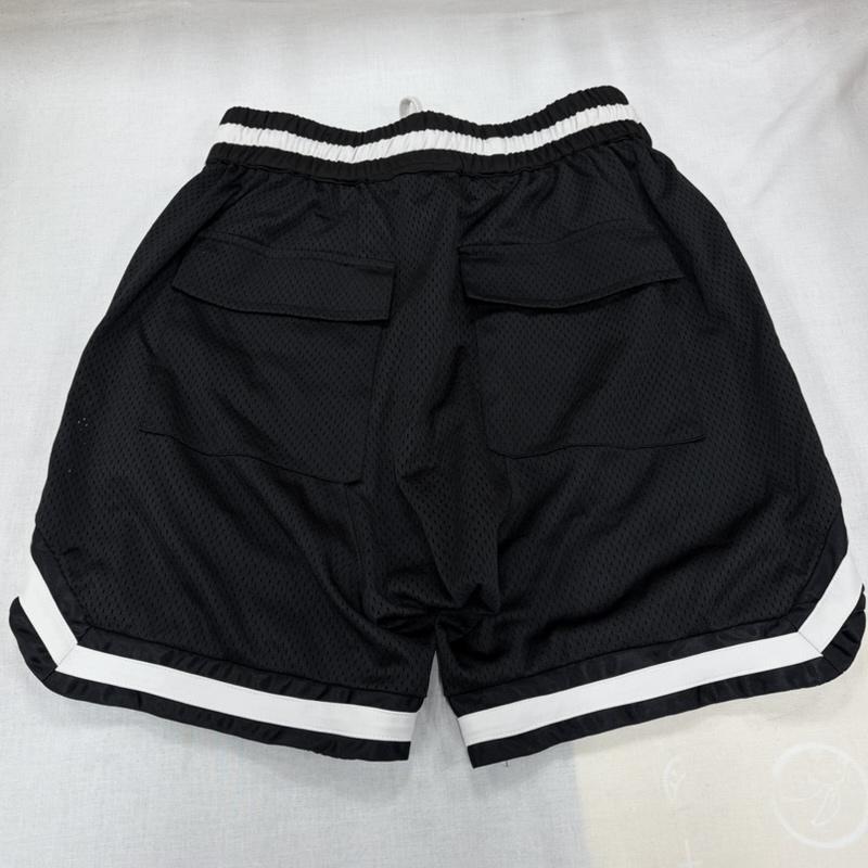 サプール SAPEUR パンツ ショートパンツ メッシュ バスケットボール ショーツ ハーフパンツ ストリート L 無地 黒 / ブラック / black X 白 / ホワイト / white メンズ USED 古着 中古 50167671