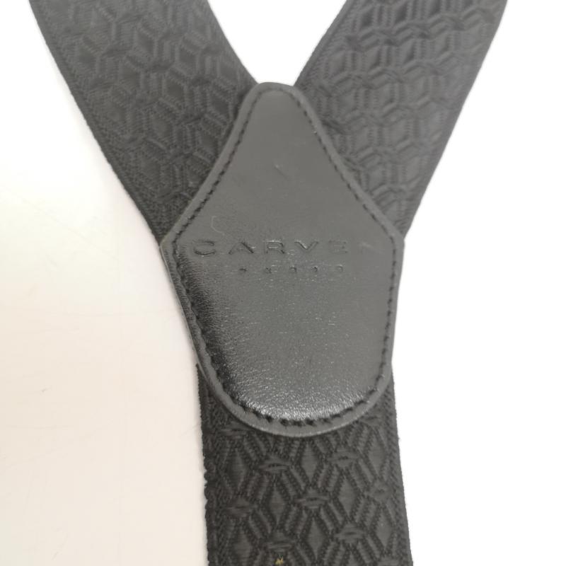カルヴェン CARVEN ファッション小物 サスペンダー ヴィンテージ サスペンダー - 黒 / ブラック / black X 金 / ゴールド / gold color メンズ USED 古着 中古 50167708