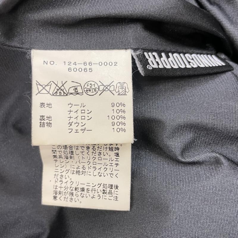 シップスジェネラルサプライ SHIPS GENERAL SUPPLY ジャケット、上着 ダウンジャケット ウール ダウン WIND STOPPER フード付き M 灰 / グレー / gray メンズ USED 古着 中古 50167724