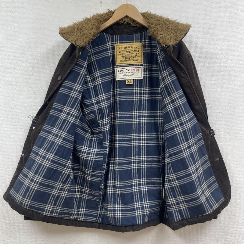 リーバイス Levi s ジャケット、上着 ジャンパー、ブルゾン 襟ボア付き コーデュロイ カバーオール ワーク ジャケット XL 茶 / ブラウン / brown メンズ USED 古着 中古 50167771