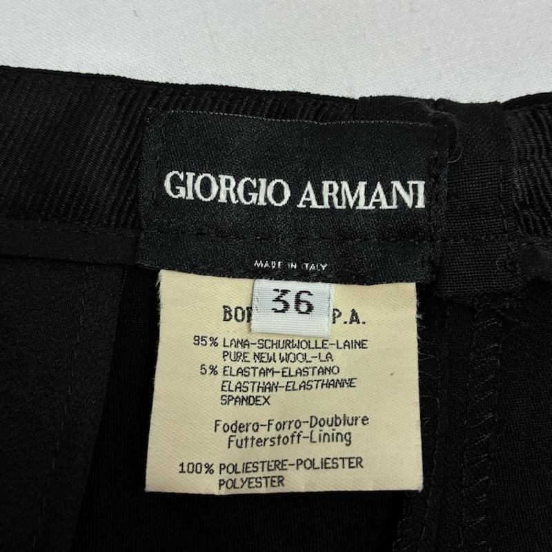 ジョルジオアルマーニ GIORGIO ARMANI スーツ パンツスーツ イタリア製 シングル 2B テーラード ジャケット スラックス パンツ スーツ セットアップ 36 レディース USED 古着 中古 50167783