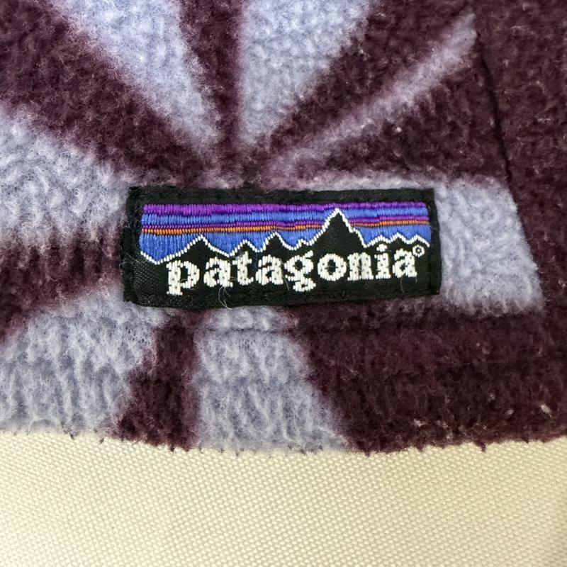 パタゴニア patagonia ベスト ベスト USA製 synchilla vest 花柄フリースベスト シンチラ 総柄 M M 総柄 紫 / パープル / purple レディース USED 古着 中古 50167785