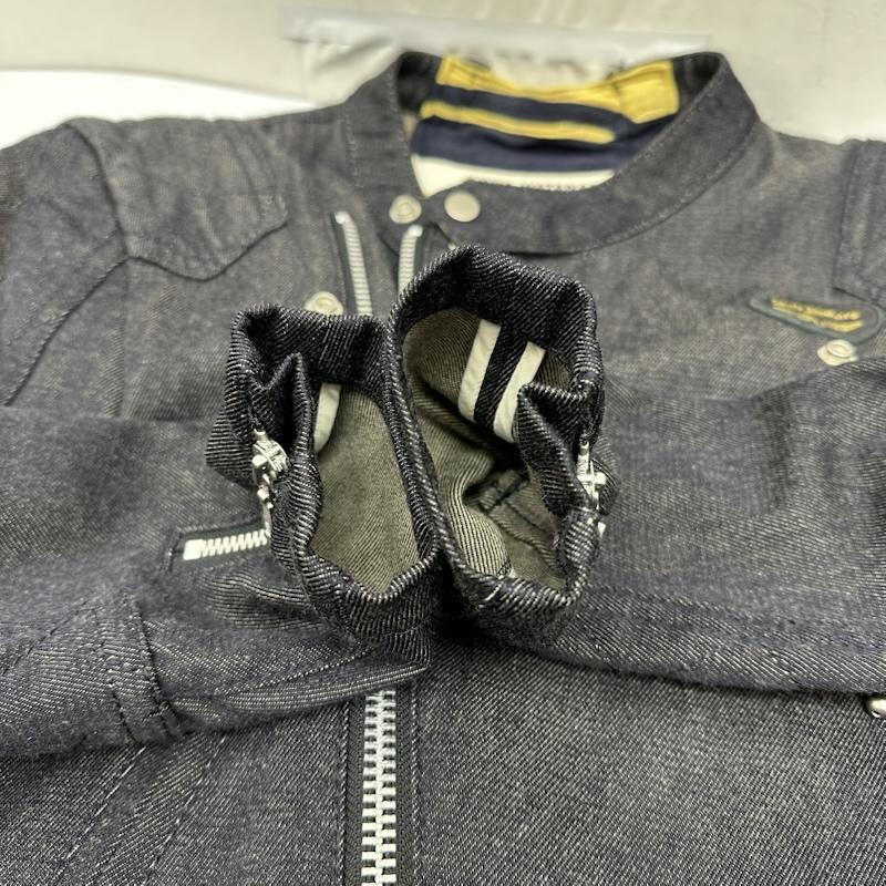 ジュンヤワタナベ JUNYA WATANABE ジャケット、上着 ジャンパー、ブルゾン 04AW Lewis Leathers デニム ライダース ジャケット JN-J080 - 黒 / ブラック / black メンズ USED 古着 中古 50167798