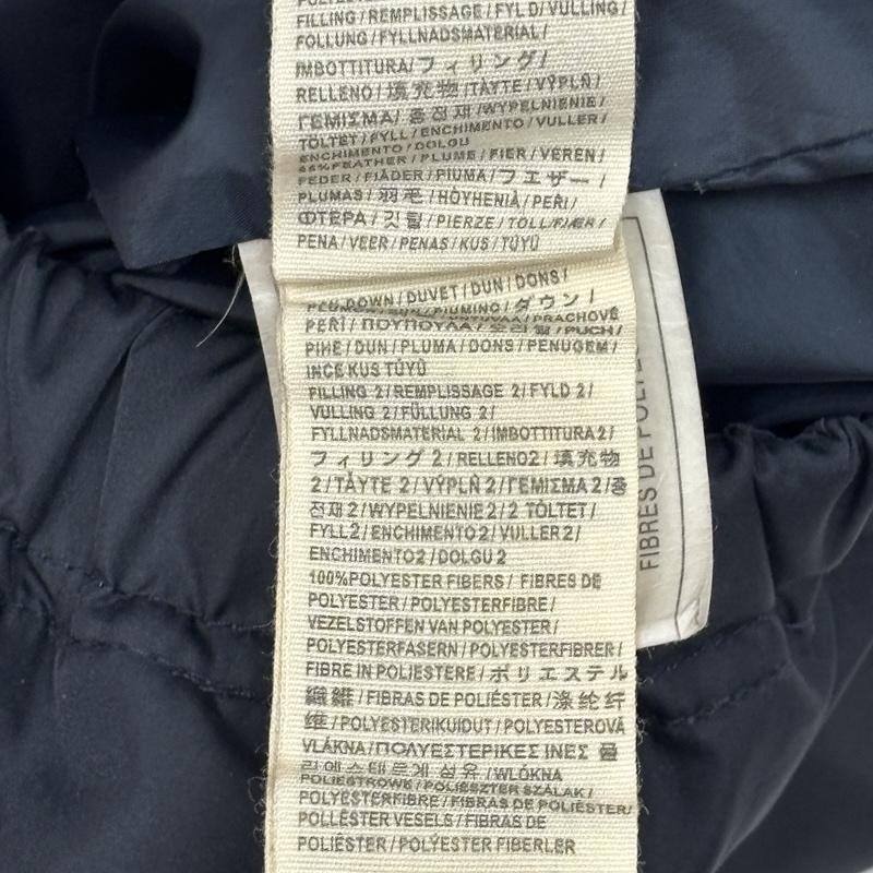 アバクロンビーアンドフィッチ ABERCROMBIE&FITCH ジャケット、上着 ダウンジャケット ダウン ジャケット スタンドカラー スクエアキルティング M 紺 / ネイビー / navy メンズ USED 古着 中古 50167930
