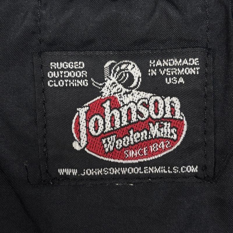 ジョンソン ウーレン ミルズ Johnson Woolen Mills ジャケット、上着 ジャンパー、ブルゾン ウール ジャケット スタンドカラー - 紺 / ネイビー / navy メンズ USED 古着 中古 50167936