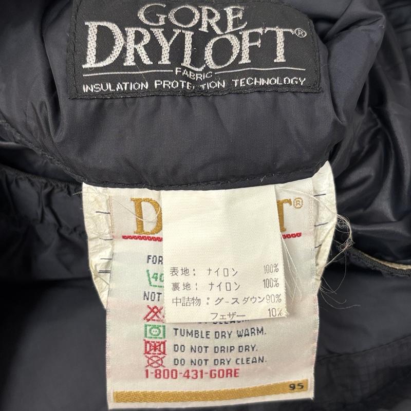 マーモット Marmot ジャケット、上着 ダウンジャケット 90年代 ビンテージ GORE DRYLOFT ダウン ジャケット フード取り外し可 90s VINTAGE S 黒 / ブラック / black メンズ USED 古着 中古 50167940