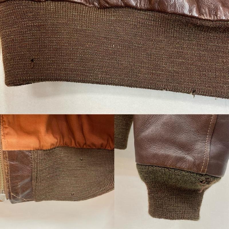 ラフウェアクロージング ROUGH WEAR CLOTHING ジャケット、上着 レザージャケット THE FEW Type A-2 フライト ジャケット 馬革 ホースハイド 40 茶 / ブラウン / brown メンズ USED 古着 中古 50167950