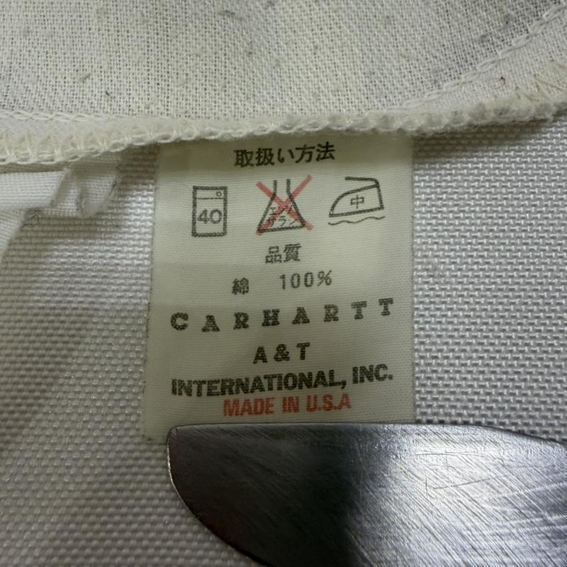 カーハート Carhartt パンツ ワークパンツ、ペインターパンツ USA製 ペインターパンツ beige ワークパンツ - ロゴ、文字 ベージュ / ベージュ / beige メンズ USED 古着 中古 50167971