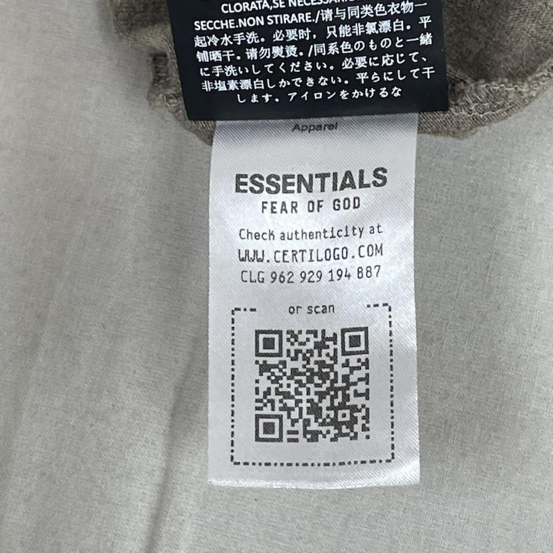 エッセンシャルズ ESSENTIALS Tシャツ 長袖 3Dラバー プリント ロングスリーブ Tシャツ ロンT S チャコールグレー / チャコールグレー / メンズ USED 古着 中古 50168013