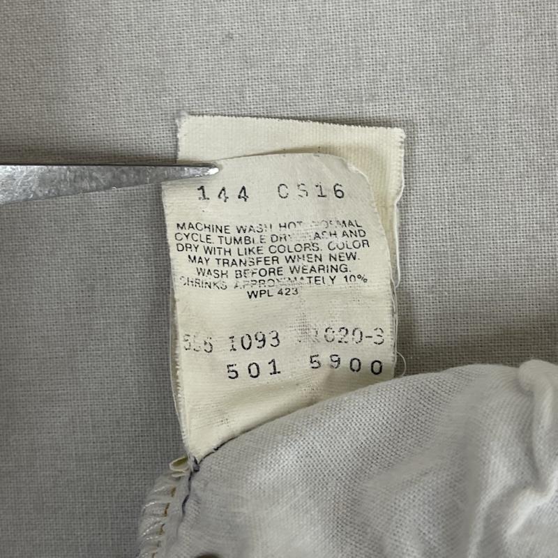 リーバイス Levi s パンツ デニム、ジーンズ 90s USA製 501 ボタン裏555 ボタンフライ デニム パンツ 33インチ インディゴ / インディゴ / Indigo メンズ USED 古着 中古 50168076