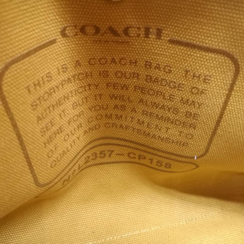 コーチ COACH ハンドバッグ ハンドバッグ 2WAY CARGO TOTE 26 CP164 トートバッグ ハンド ショルダー バッグ - 黄 / イエロー / yellow レディース USED 古着 中古 50168097