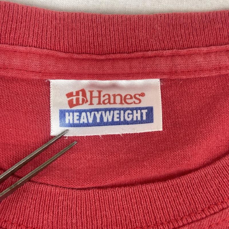 ヘインズ HANES Tシャツ 半袖 I m lovin it マクドナルド プリント Tシャツ カットソー 赤 / レッド / red メンズ USED 古着 中古 50168142