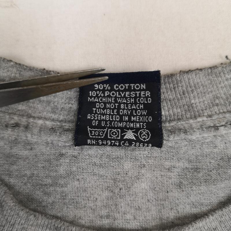 ステューシー STUSSY Tシャツ 半袖 90s OLD STUSSY プリント tシャツ カットソー M 灰 / グレー / gray メンズ USED 古着 中古 50168273