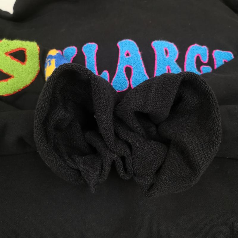 エクストララージ XLARGE パーカー 長袖 花 フラワー ワッペン スウェット プルオーバー パーカー 101224012009 L 黒 / ブラック / black メンズ USED 古着 中古 50168367
