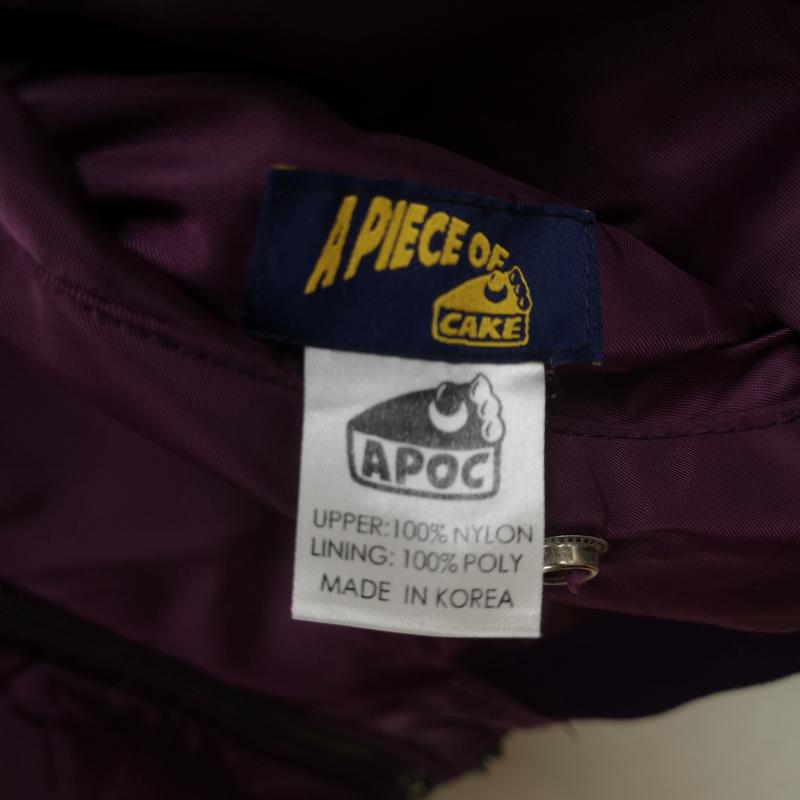 古着 USED ジャケット、上着 ジャンパー、ブルゾン A PIECE OF CAKE 2WAY リバーシブル ボア フリース MA-1 紫 / パープル / purple X 緑 / グリーン / green メンズ USED 古着 中古 50168402